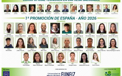 ESPAÑA YA CUENTA CON SU PRIMERA PROMOCIÓN DE TÉCNICOS/AS EN EMPRESA SALUDABLE